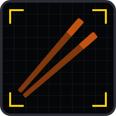 X-ray of chopsticks